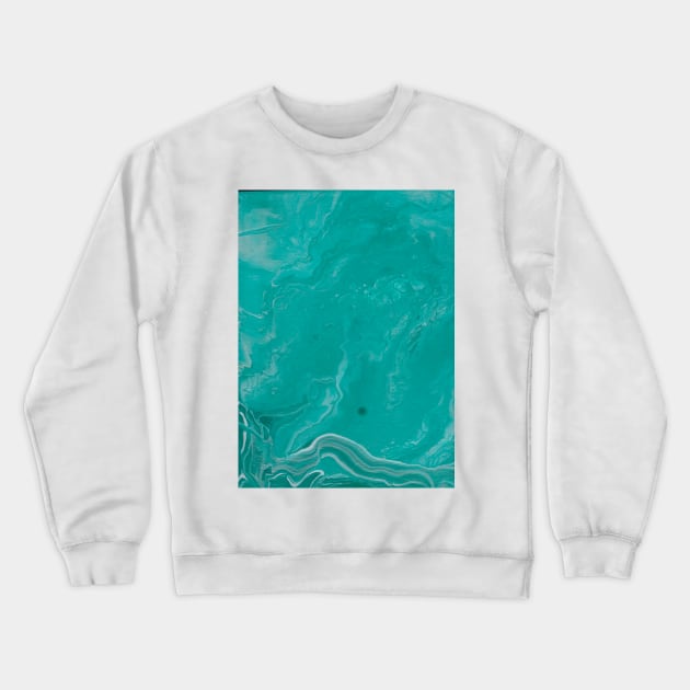 Aquamarine Crewneck Sweatshirt by eerankin